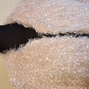 Alfani Peach Color Fringe Jacket